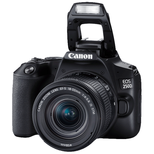 Canon EOS-250D + Canon 18-55/4-5,6 EF-S IS STM schwarz kaufen bei top-foto.de