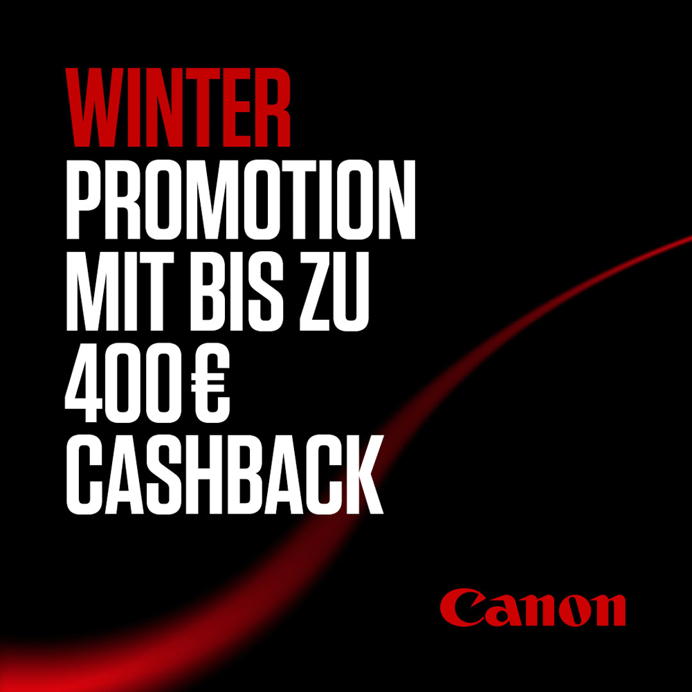 Jetzt Canon Aktionsartikel kaufen und bis zu 400,00 € CashBack erhalten (24.10.2022 bis 31.12.2022)