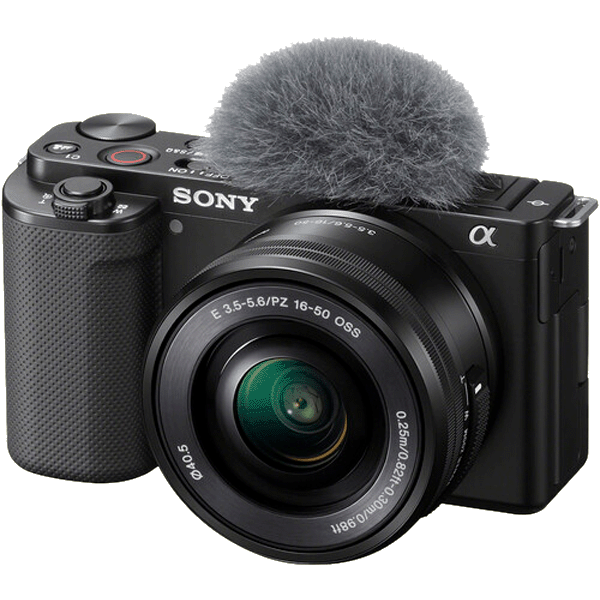 Sony ZV-E10 schwarz + Sony 16-50/3,5-5,6 AF OSS SEL PZ schwarz für Sony E-Mount kaufen bei top-foto.de